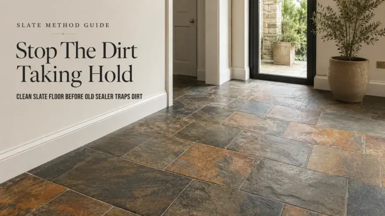 Clean Slate Floor: Stop Dirt from Getting Under Your Sealer