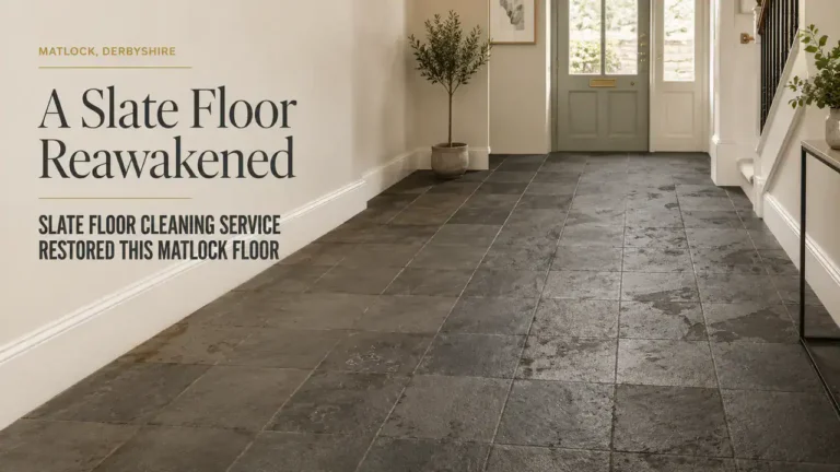 Slate Floor Cleaning Service Transforms Interiors in Matlock