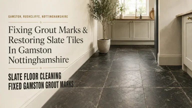 Slate Floor Cleaning in Gamston: Erase Grout Marks Easily