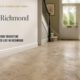 Travertine Kitchen Floor Transformation in Richmond
