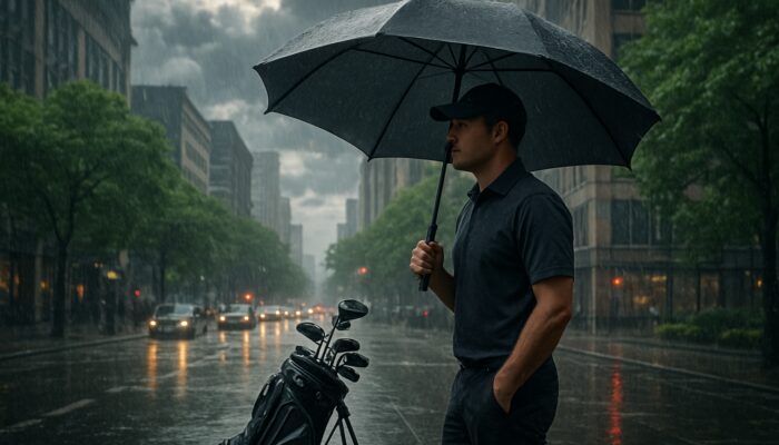 Golf Umbrellas for Rainy Days at Local Courses