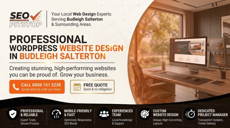 WordPress Design Services Available in Budleigh Salterton